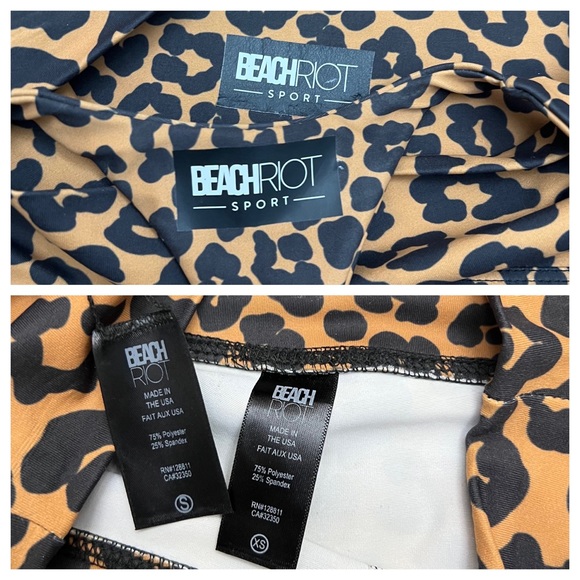 NEW Beach Riot Leopard Set: Twist Top + Piper Legging in Leopard - Picture 6 of 12